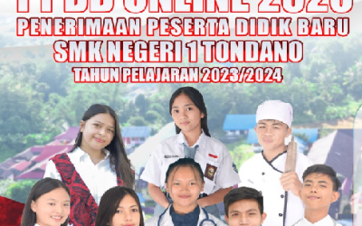 PPDB ONLINE 2023 SMK NEGERI 1 TONDANO TAHUN PELAJARAN 2023/2024