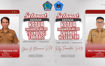 Selamat untuk Kedua Guru terbaik yang akan memangku Jabatan Baru.